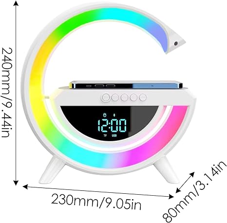 سماعة مع شاحن لاسلكي LED