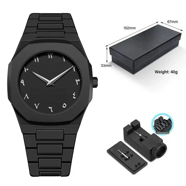 ARABIC WATCH - BLACK PANTHER EDITION
